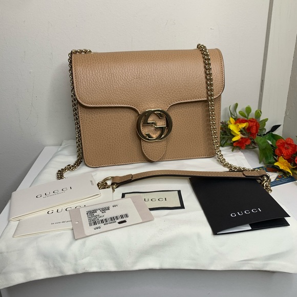 Gucci Handbags - Gucci Camilla Interlocking GG Chain Bag
